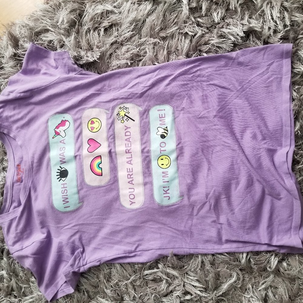 Purple Graphic T-Shirt